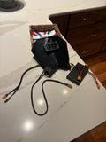 ETM RTR front number plate with volt customs battery powered Baja